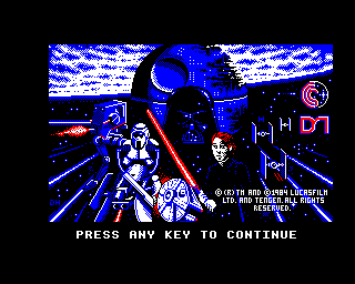 Star Wars: Return of the Jedi title screen image #1 