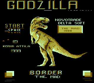 Godzilla title screen image #1 