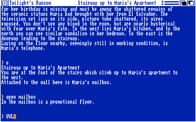 Twilight's Ransom in-game screen image #1 