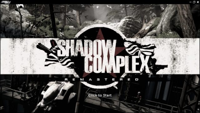 Shadow Complex Remastered title screen image #1 