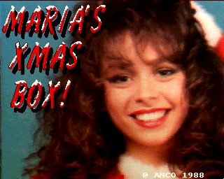 Maria's Xmas Box!  title screen image #1 