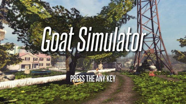 Goat Simulator title screen image #1 