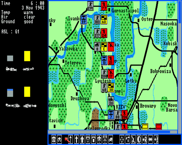 Fire-Brigade: The Battle for Kiev - 1943 in-game screen image #1 