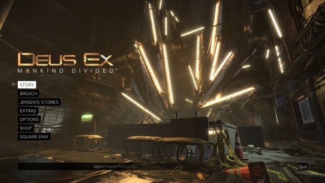 Deus Ex: Mankind Divided  title screen image #1 