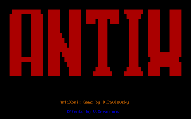 Antix  title screen image #1 