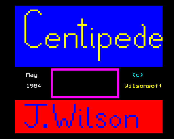 Centipede title screen image #1 