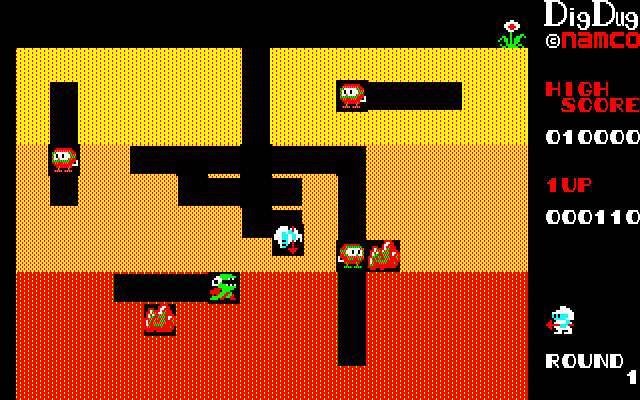 Dig Dug  in-game screen image #1 