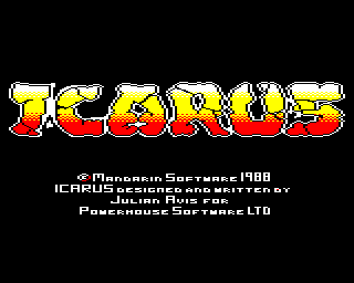 Icarus title screen image #1 