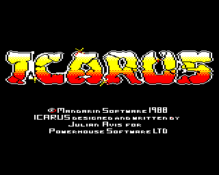 Icarus title screen image #1 