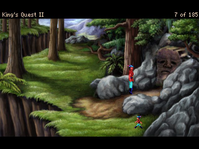 King's Quest II: Romancing the Stones  in-game screen image #1 