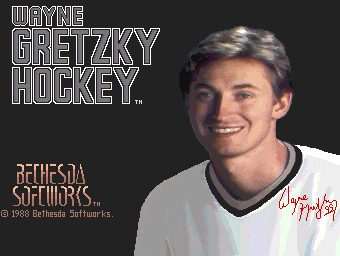 Wayne Gretzky Hockey title screen image #1 