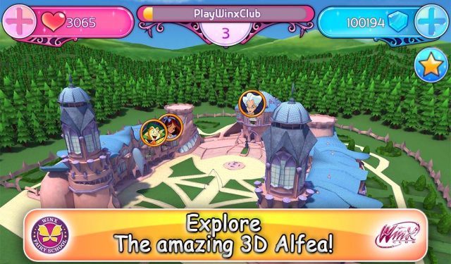 Winx Fairy School Lite in-game screen image #1 