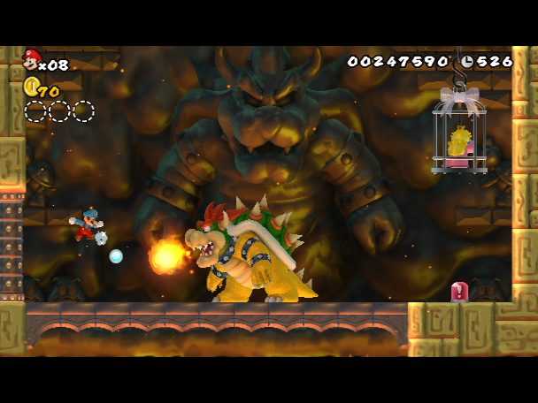New Super Mario Bros. Wii in-game screen image #1 