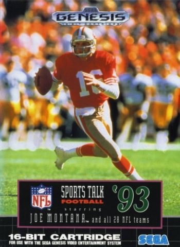 NFL Sports Talk Football '93 Starring Joe Montana  package image #1 
