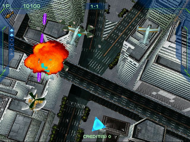 Zero Gunner 2 in-game screen image #1 