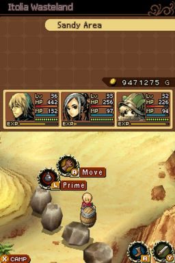 Radiant Historia in-game screen image #1 