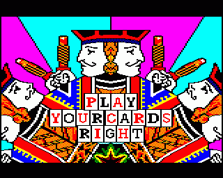Play Your Cards Right title screen image #1 