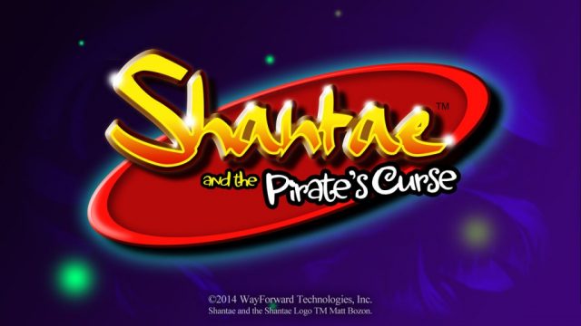 Shantae and the Pirate's Curse title screen image #1 