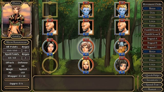 Loren the Amazon Princess in-game screen image #1 