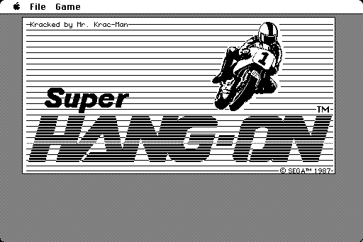 Super Hang-On title screen image #1 