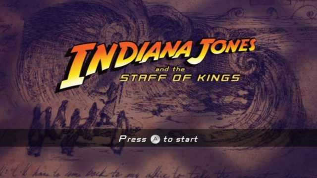 Indiana Jones and the Staff of Kings title screen image #1 