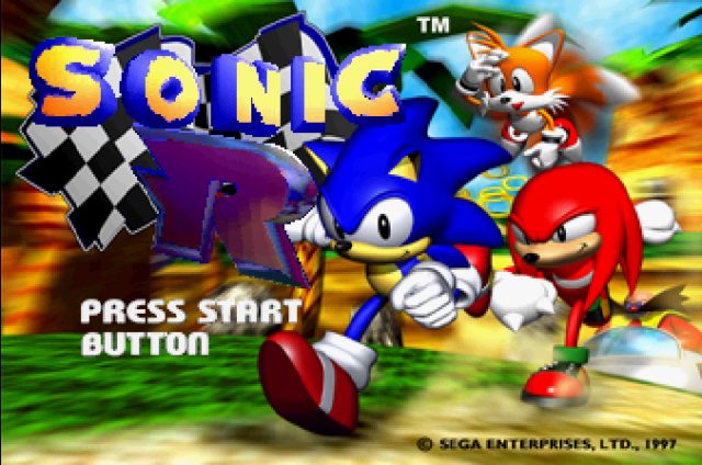 Sonic R title screen image #1 