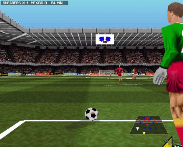 Actua Soccer 2 in-game screen image #1 