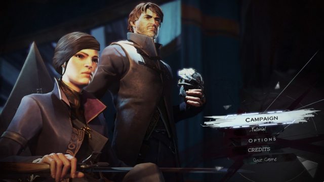 Dishonored 2 in-game screen image #1 Main menu