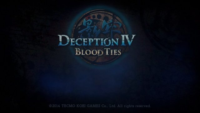 Deception IV: Blood Ties  title screen image #1 