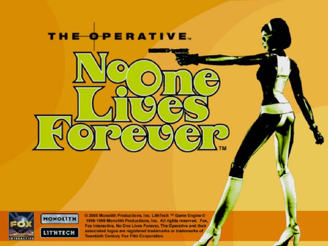 The Operative: No One Lives Forever  title screen image #1 