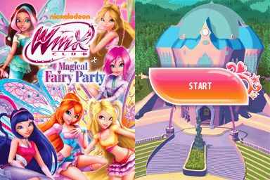 Winx Club: Magical Fairy Party  title screen image #1 