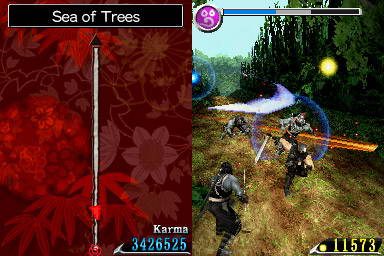 Ninja Gaiden Dragon Sword in-game screen image #1 