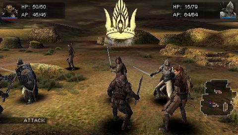 The Lord of the Rings: Tactics  in-game screen image #2 