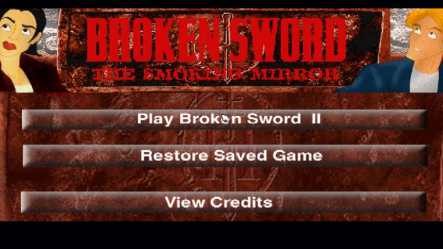 Broken Sword II: The Smoking Mirror  title screen image #1 