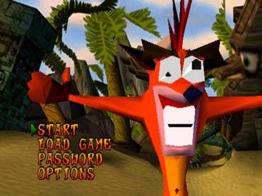 Crash Bandicoot title screen image #1 