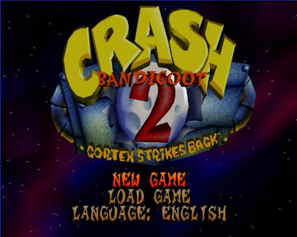 Crash Bandicoot 2: Cortex Strikes Back  title screen image #1 