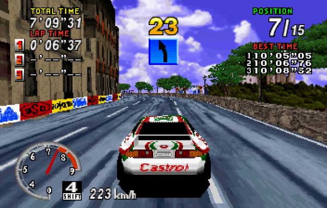 Sega Rally Championship Plus  in-game screen image #2 
