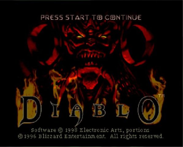 Diablo  title screen image #1 