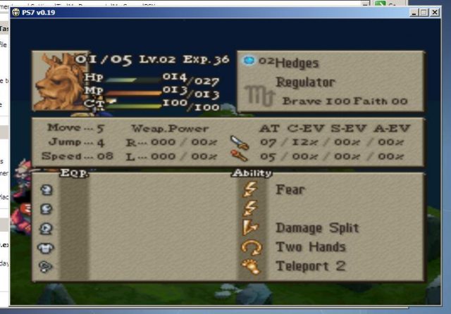 Final Fantasy Tactics  in-game screen image #1 