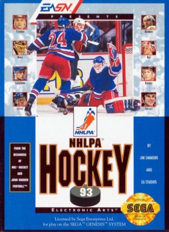 NHLPA Hockey '93 package image #1 