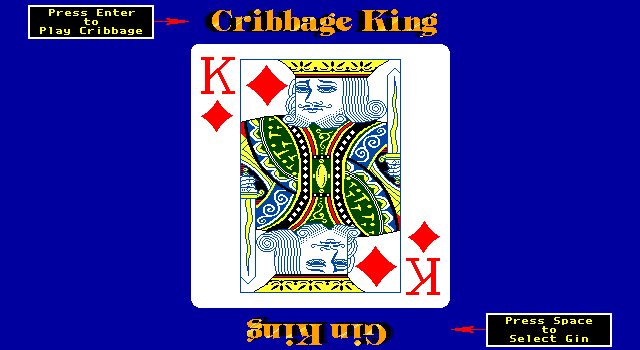 Cribbage King & Gin King title screen image #1 