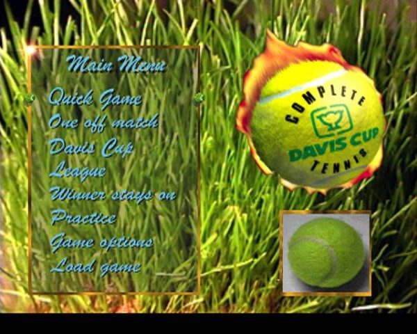 Complete Davis Cup Tennis  title screen image #1 