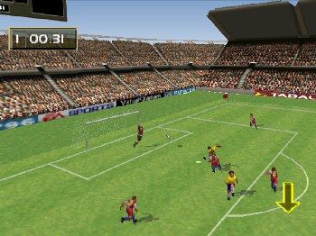 FIFA Soccer 96 in-game screen image #1 