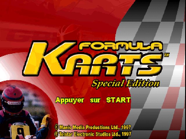 Formula Karts Special Edition title screen image #1 