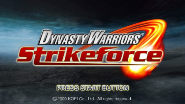 Dynasty Warriors: Strikeforce title screen image #1 