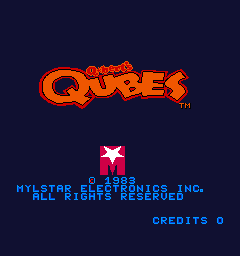 Q*Bert's Qubes title screen image #1 