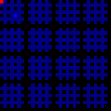 Four-Dimensional Tic Tac Toe  in-game screen image #2 TV color screen output
