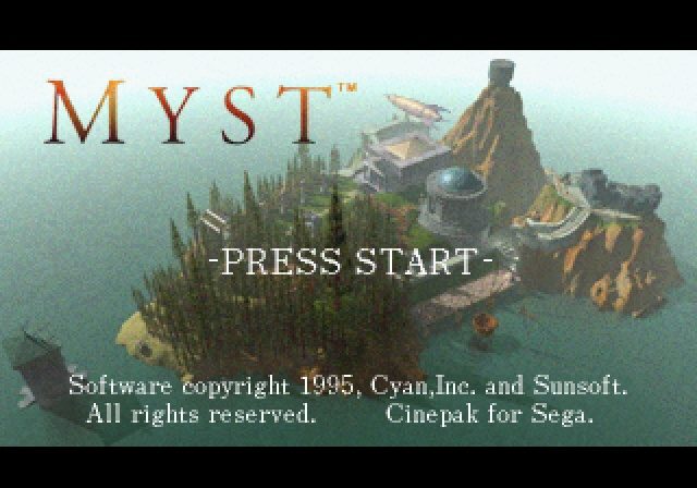Myst title screen image #1 