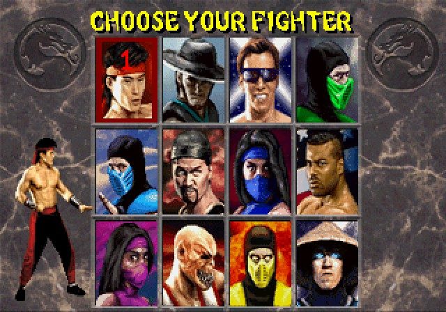 Mortal Kombat II  title screen image #1 
