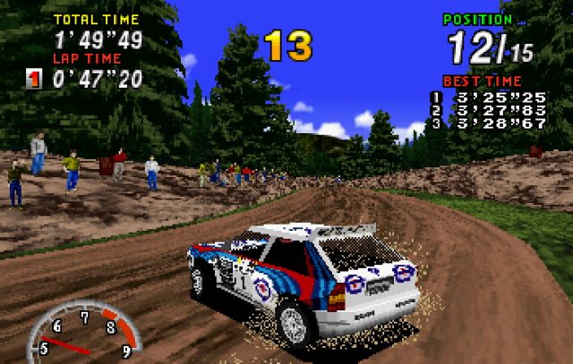 Sega Rally Championship  in-game screen image #2 